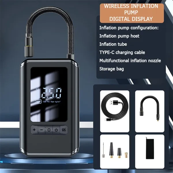 Mini Tire Inflator Tire Car Air Compressor - Prohibited For Sale On The Temu Platform