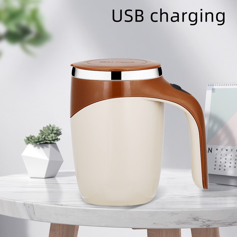 Rechargeable Automatic Stirring Cup Effortless Mixing for Drinks and Beverages
