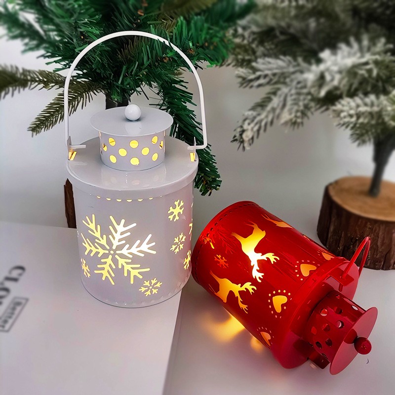 Christmas Candle Lights LED  Small Lanterns for Creative Holiday Decoration