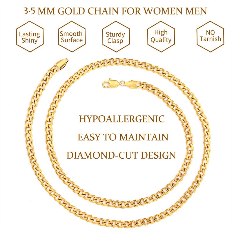 Stainless Steel Cuban Link Chain