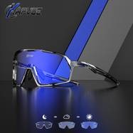 KAPVOE Photochromic Cycling Glasses Lightweight, Breathable Eyewear for Outdoor Sports