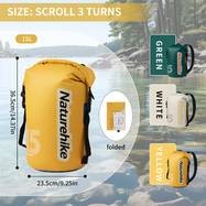 Naturehike 10L/15L/25L Dry Bag with Adjustable Strap Durable Polyester Wet Bag for Outdoor Adventures