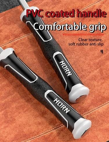 OUDISI Industrial Grade Large Flat Screwdriver with Magnetic Tip  Extra Long, Durable Metal Tool for Construction and DIY Projects