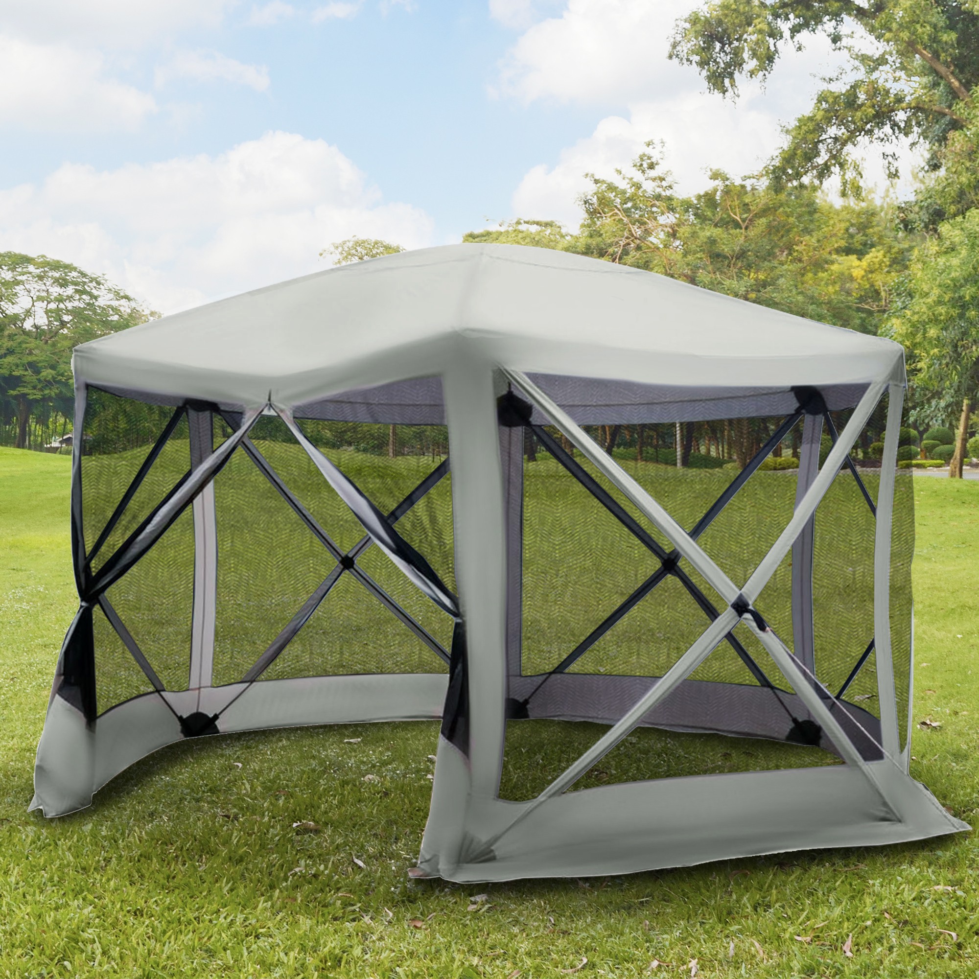 Gazebo With Mosquito Netting