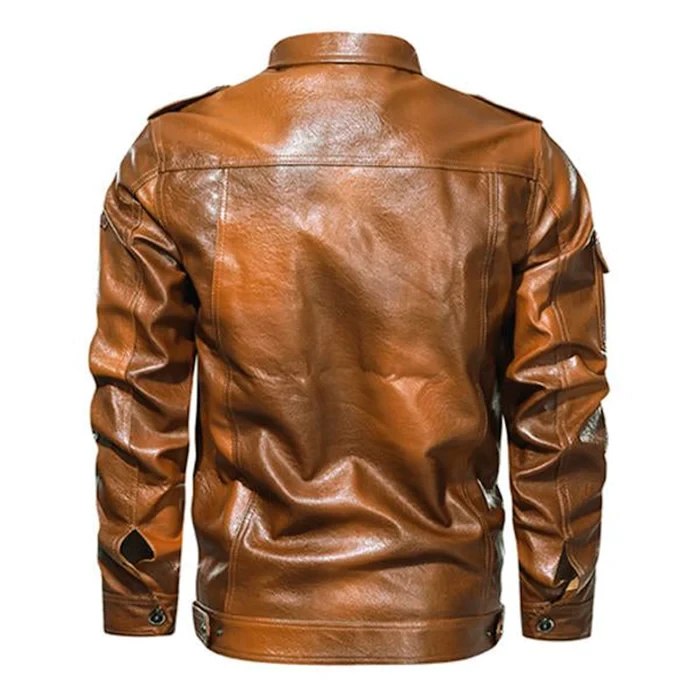 Men's Casual Leather Jacket