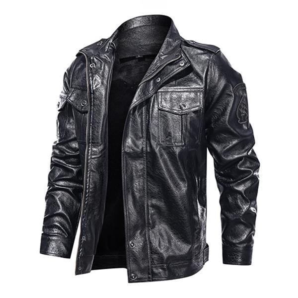 Men's Casual Leather Jacket
