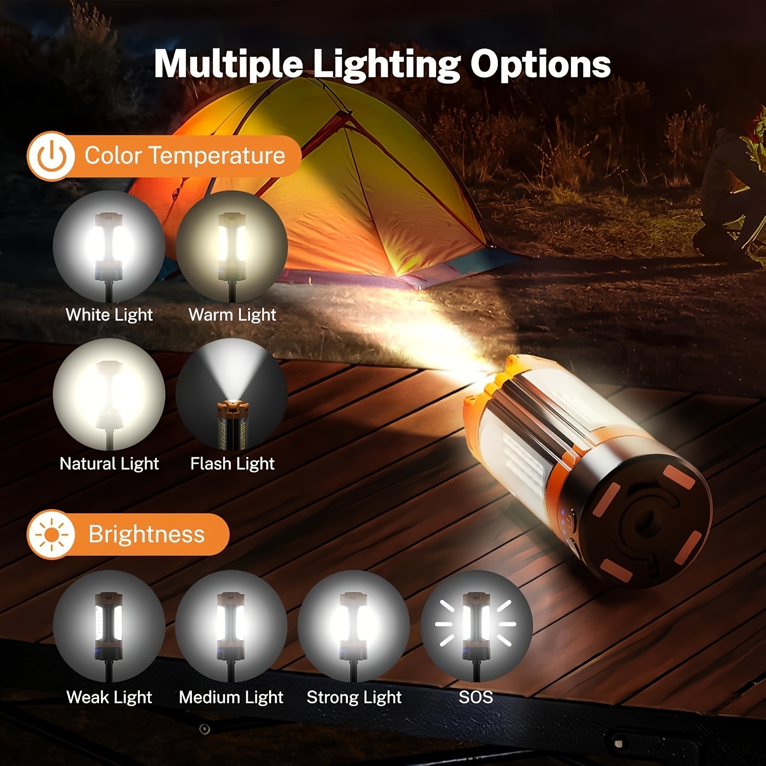 Smart LED Multi-Function Folding Light