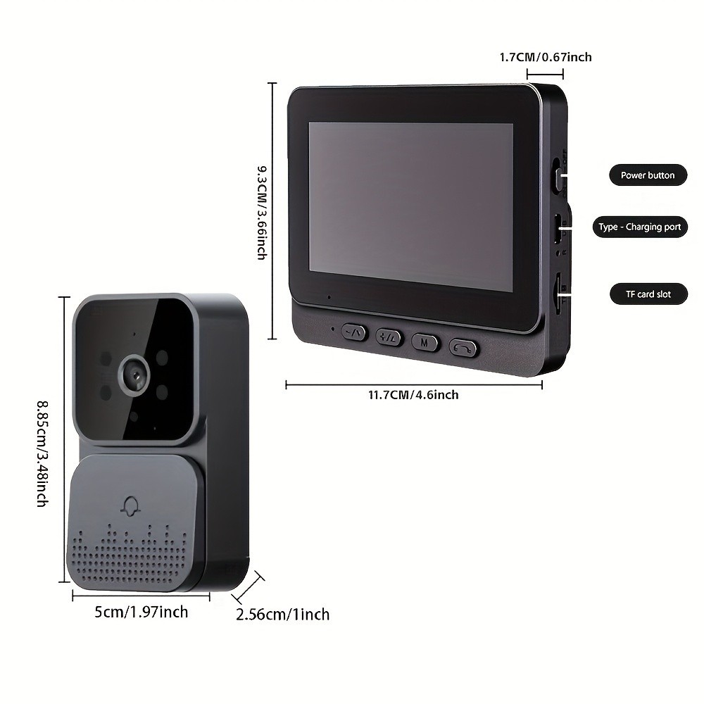 Jiacuali Wireless Video Doorbell Camera