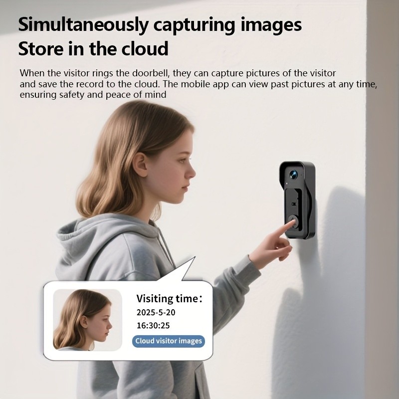 SELFIECOM Smart Doorbell with Video Door Phone