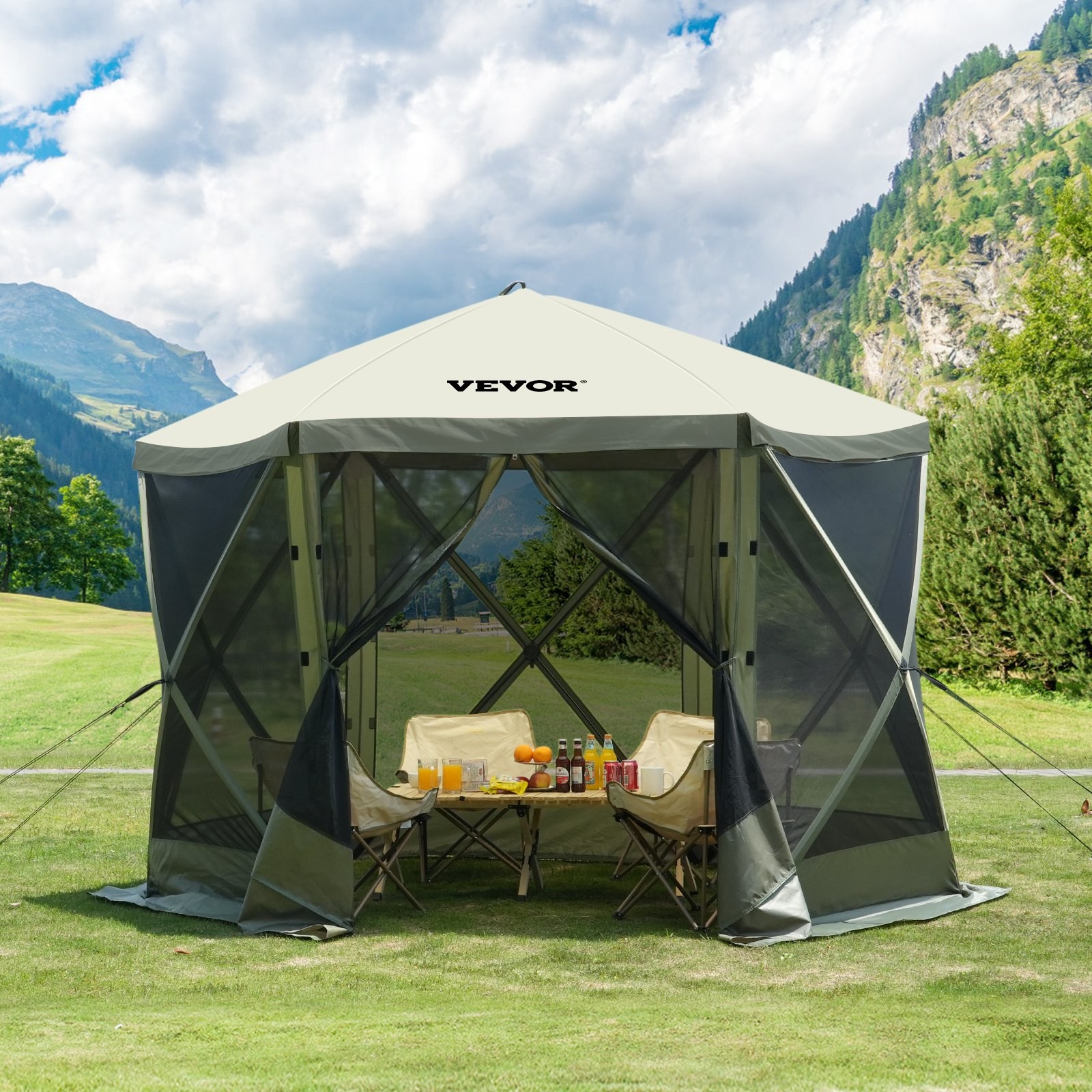 Canopy Tent With Mosquito Netting