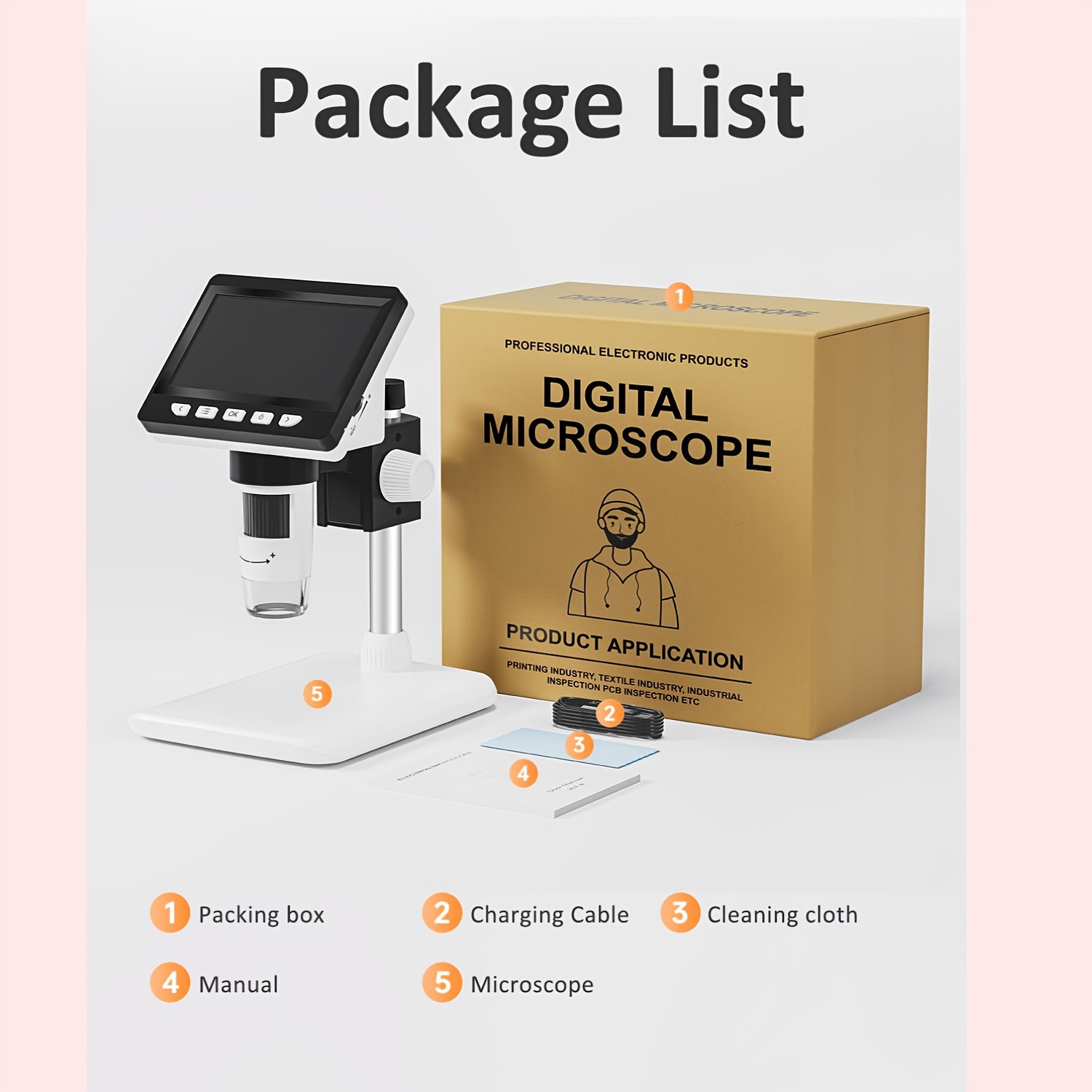 DAXIONGMAO 10.92cm LCD Digital Microscope