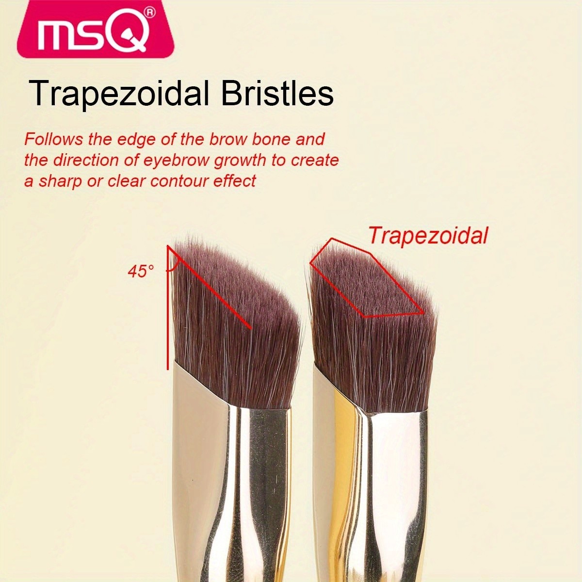 MSQ Ultra-Soft Tapered Eyebrow Brush