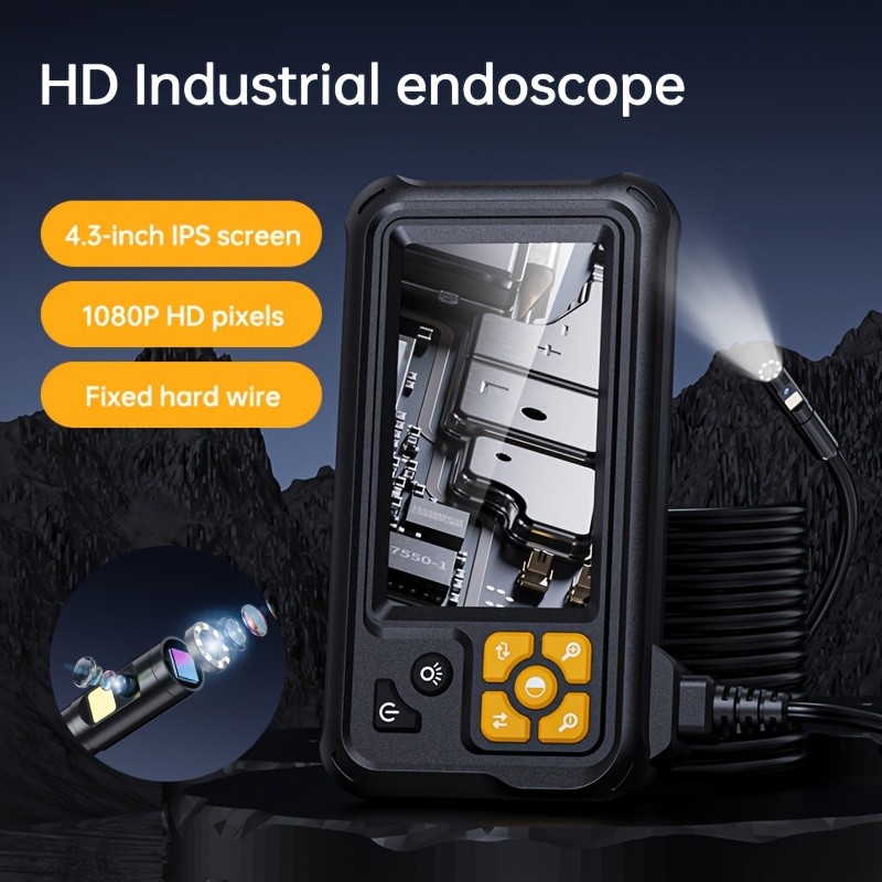TONGWODE 10.92cm IPS Display 1080P Industrial Camera Inspection Device