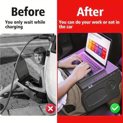 Suitu Car Multifunctional Small Desk  A Portable and Versatile Solution for On-the-Go Productivity