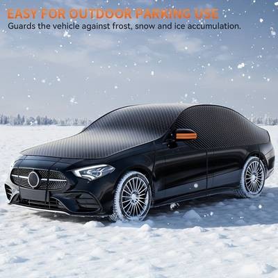 Suitu Universal Car Windshield Snow Cover All-Weather Protection with Secure Fit and Easy Storage