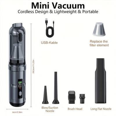 Suitu 15000Pa High Suction Handheld Car Vacuum Cleaner The Ultimate Portable Cleaning Solution