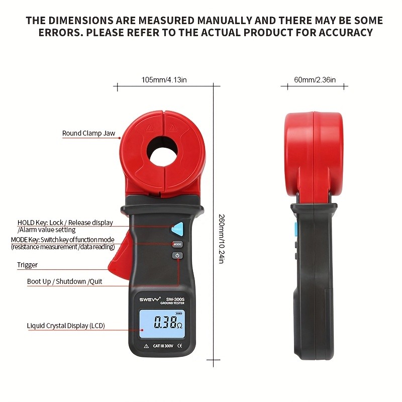 SWEVY SW300S Clamp Meter