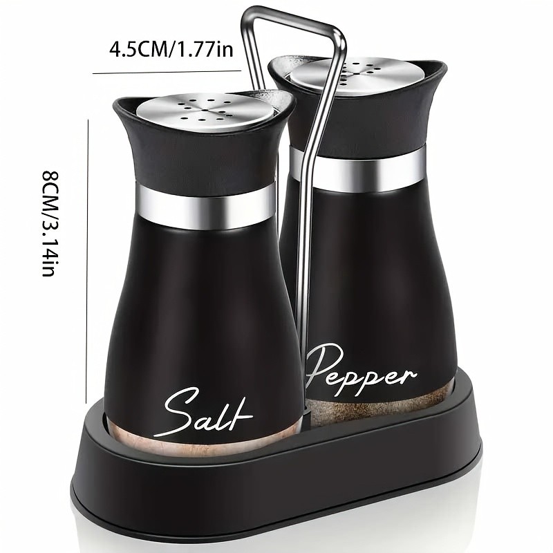 MAMSHIB 2pcs 4oz Salt & Pepper Shaker Set