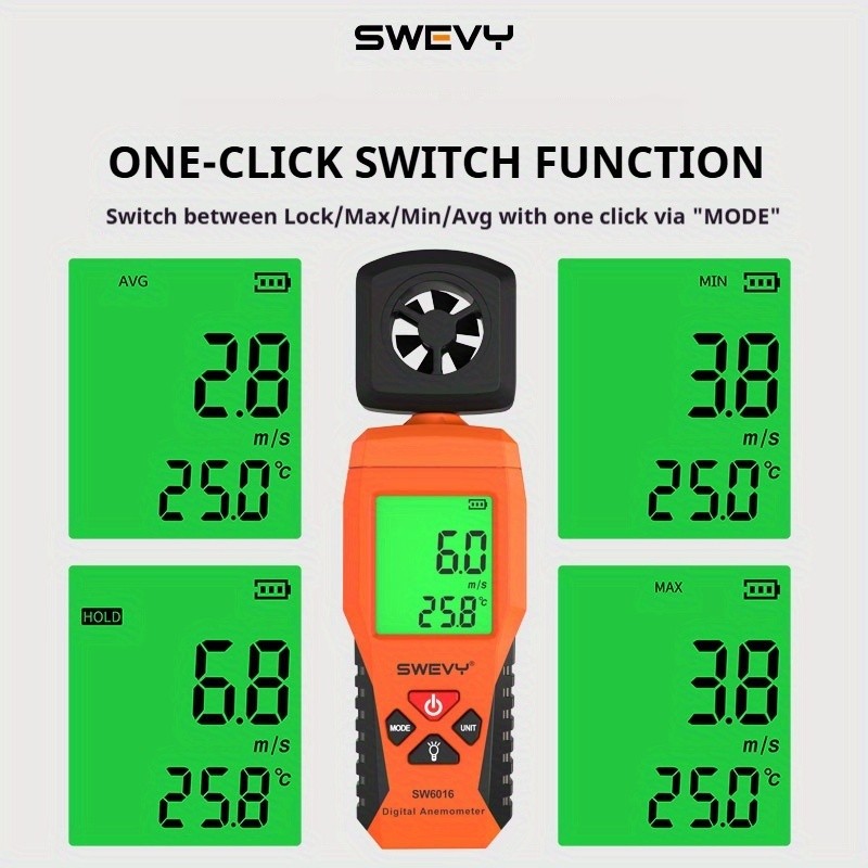 SWEVY Handheld Anemometer