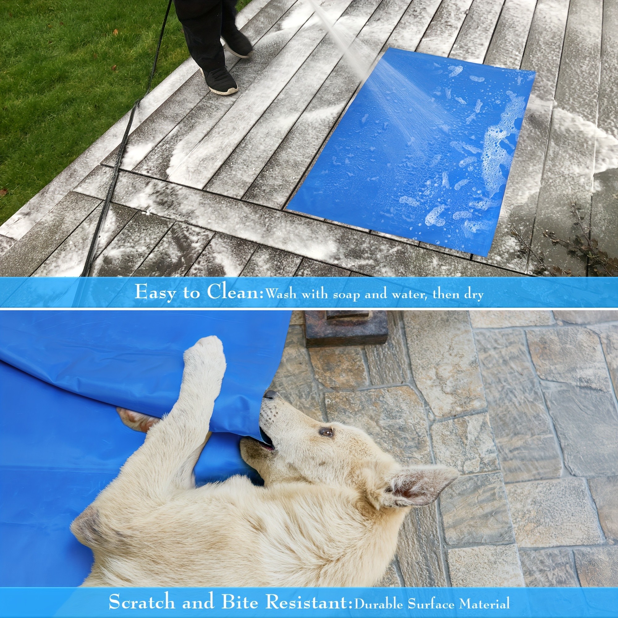 LESOTC Pet Ice Pad Cooling Mat for Cats and Dogs