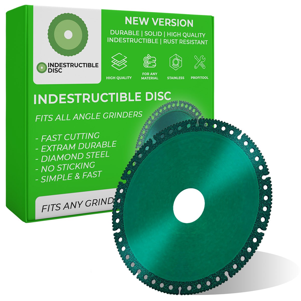 INDESTRUCTIBLE DISC-Cut everything in seconds