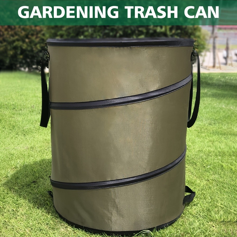 Drado Foldable Garden Trash Can