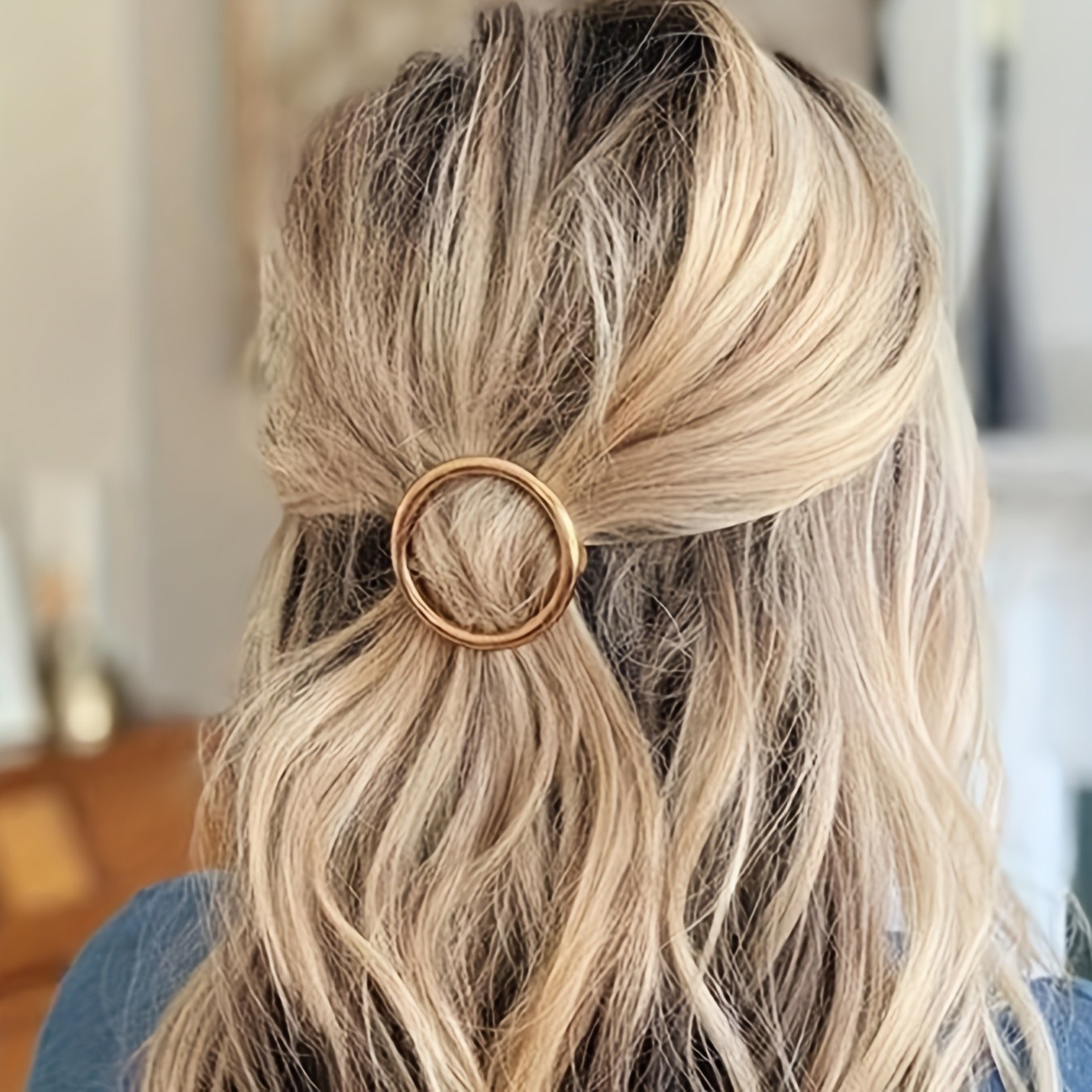 Sunlum Elegant Round Barrette