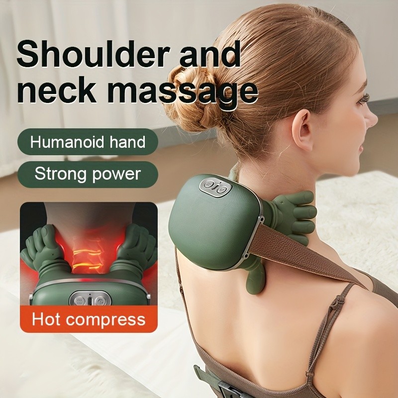 AIZK Multifunctional Simulated Human Hand Neck and Shoulder Massager