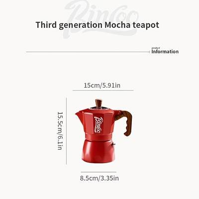Bincoo Classic Aluminum Moka Pot  Brew Your Perfect Espresso Anywhere
