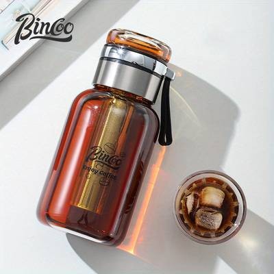 Bincoo Glass Cold Brew Coffee Maker Refreshing Iced Coffee on the Go