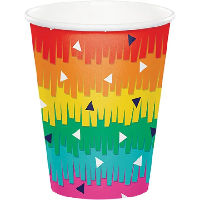 Fiesta Fun Cups Paper 266ml  (Pack of 8)