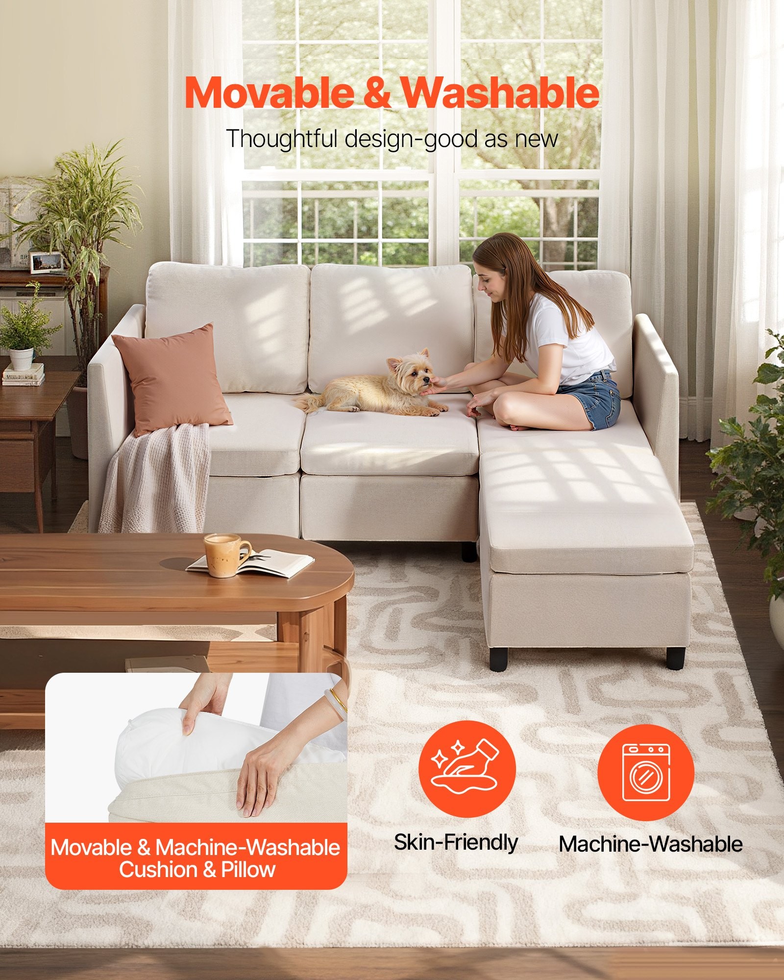 Double Layer Sectional Sofa