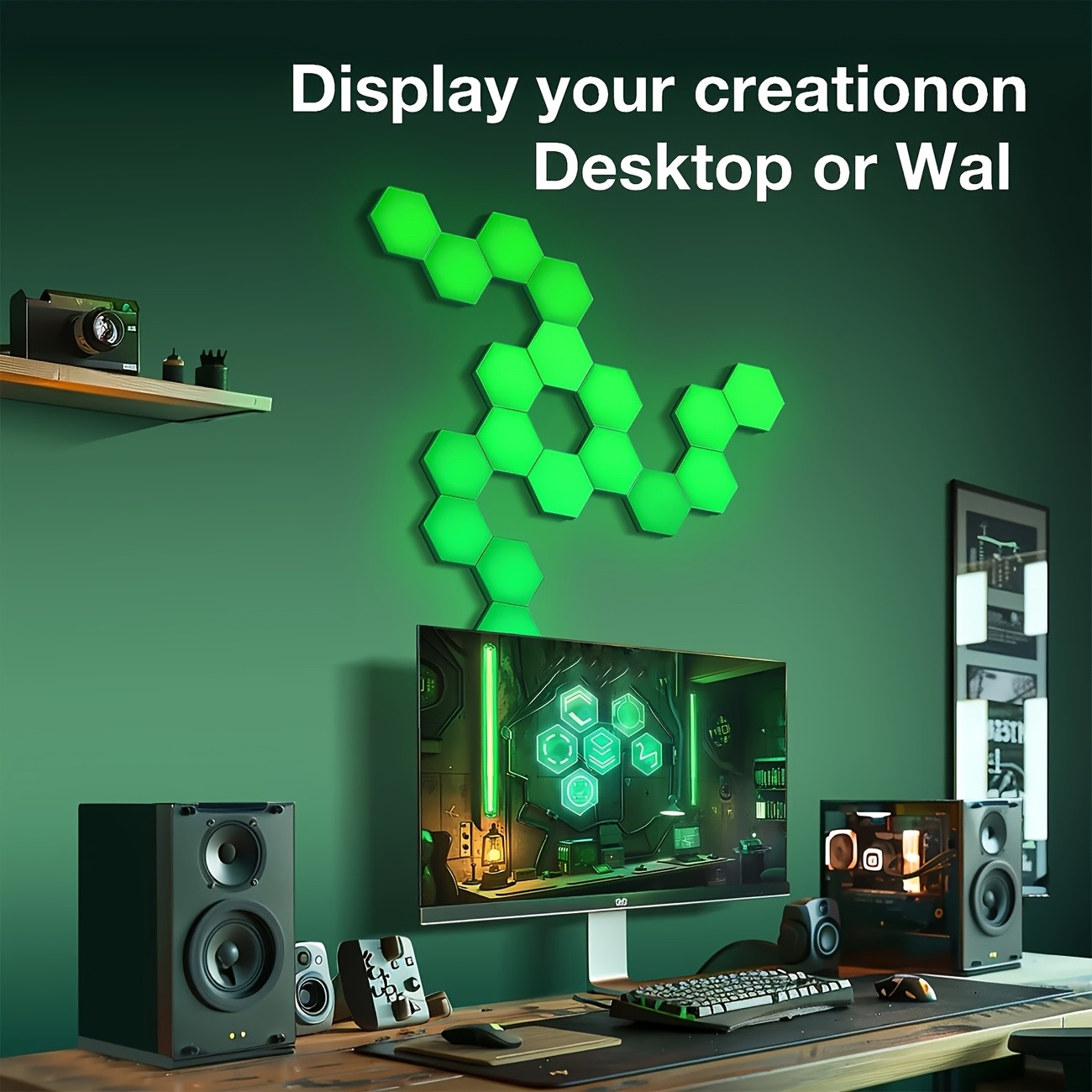 10 Hexagonal RGB Smart Lights