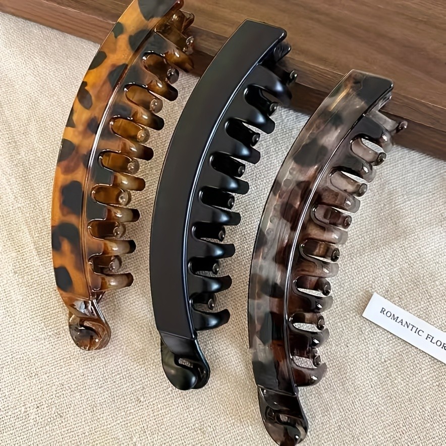 THCBME Extra Large Hair Clip with Back Comb