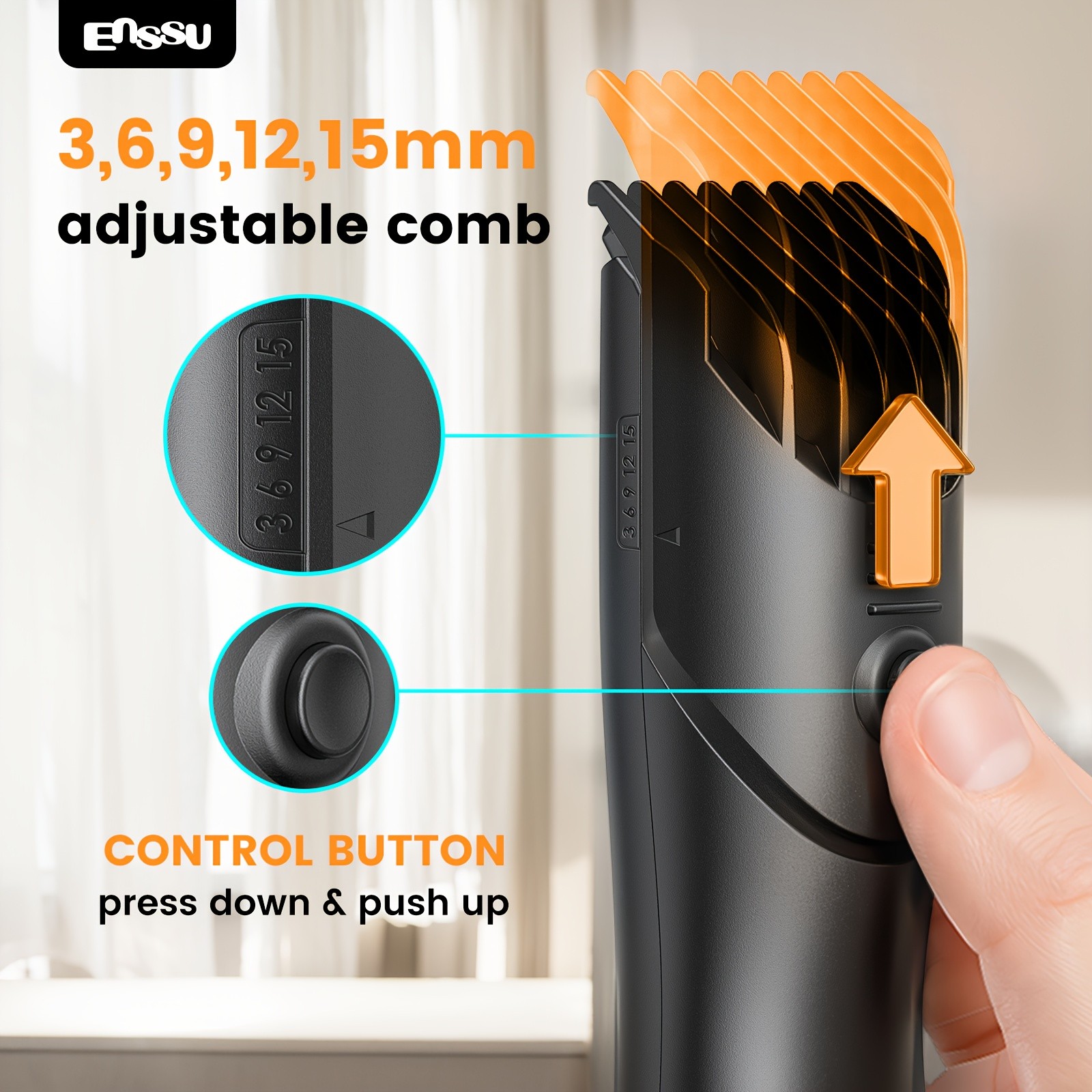 Enssu Men's & Women's Professional Body Hair Trimmer