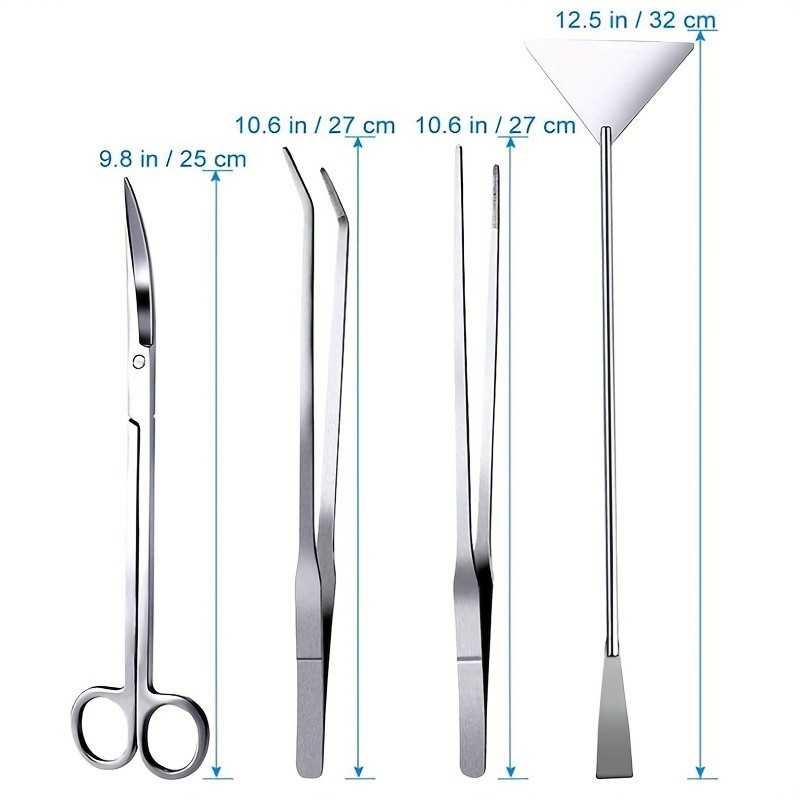 TXYAON 4-Piece Aquarium Landscaping Tool Set