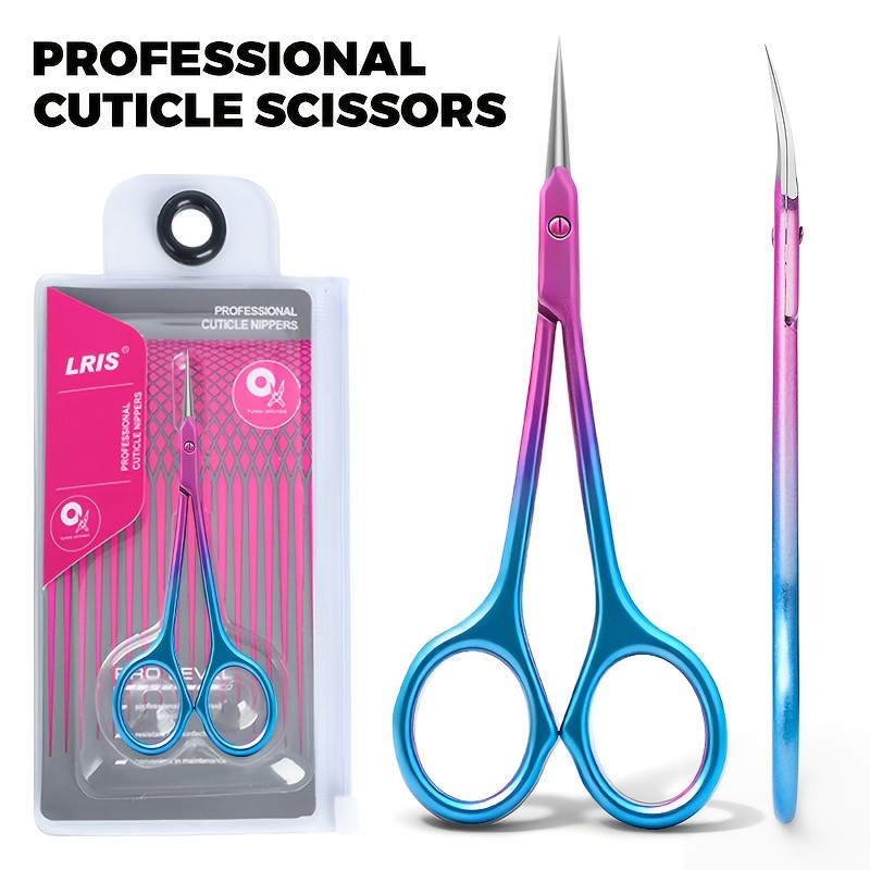 LRIS Professional Curved Titanium Steel Blade Cuticle Nipper