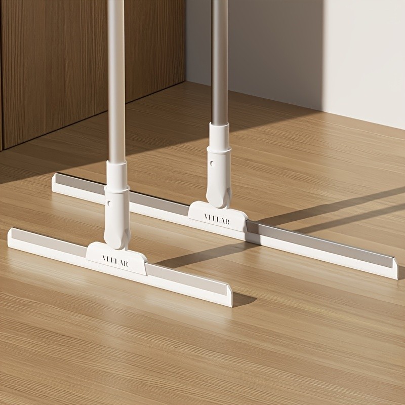 Veelar Heavy Duty Squeegee Broom with Metal Pole & Rubber Blade