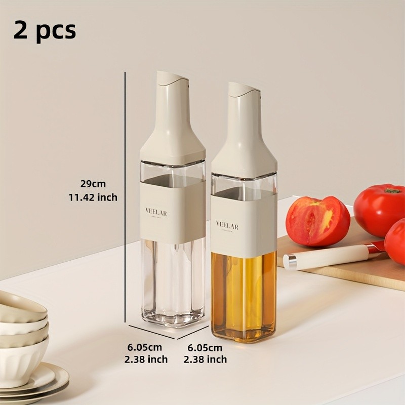 Veelar Oil and Vinegar Dispenser Glass Bottle