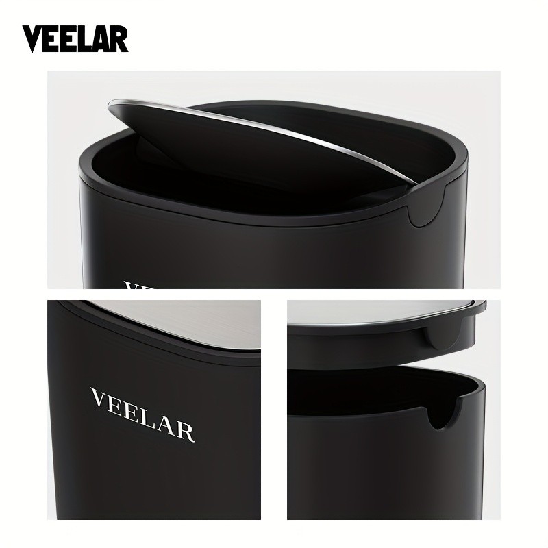 Veelar 2.5L Mini Desktop Trash Can