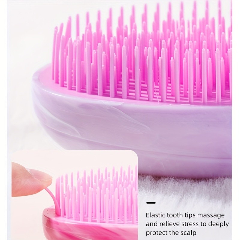 1pc or 2pcs Egg-Shaped Hair Brush & Bath Scrub