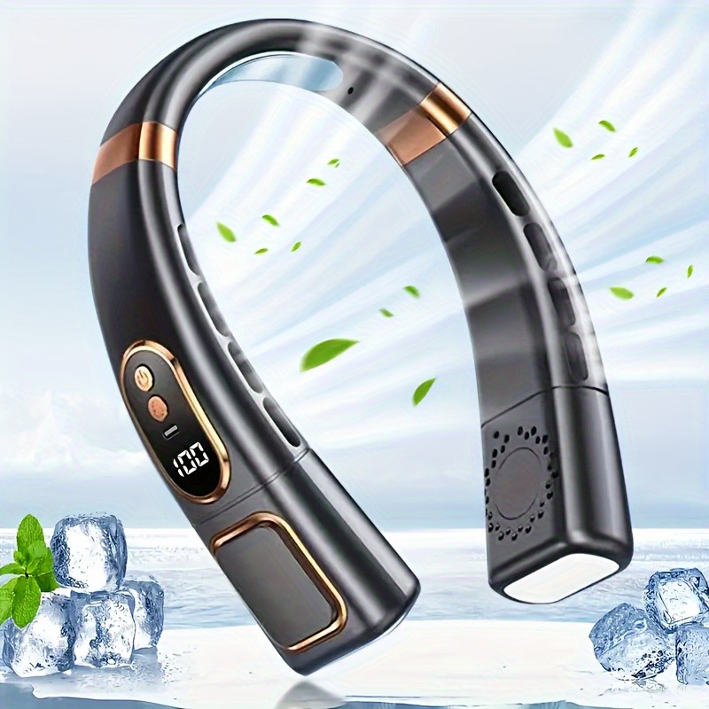 Wearable Portable Mini Neck Fan  Keep Cool and Comfortable This Summer