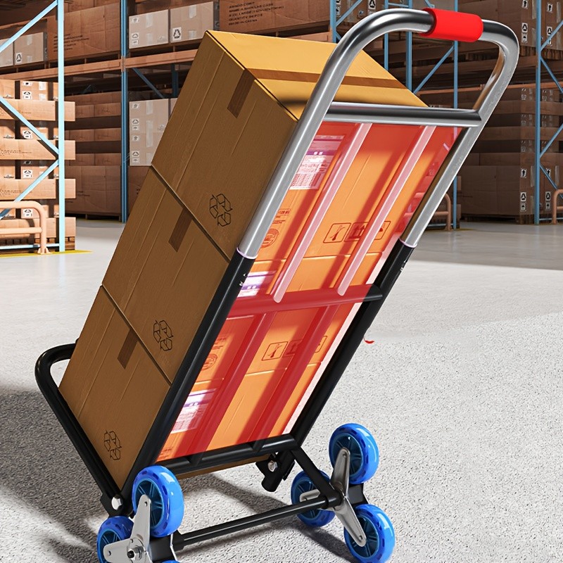 Heavy Duty Folding Hand Truck with Stair Climbing Mechanism