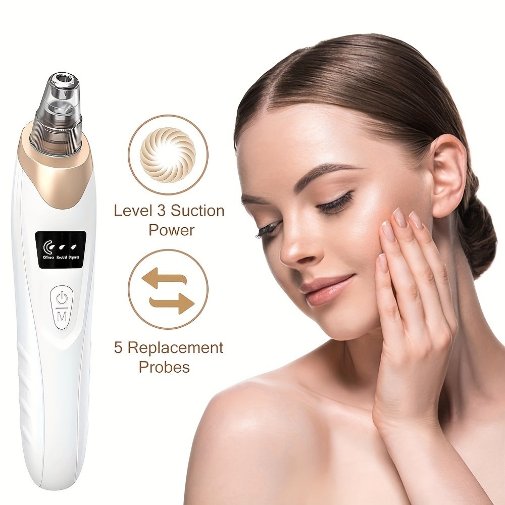 SKYUV USB Rechargeable Blackhead Remover Pore Vacuum