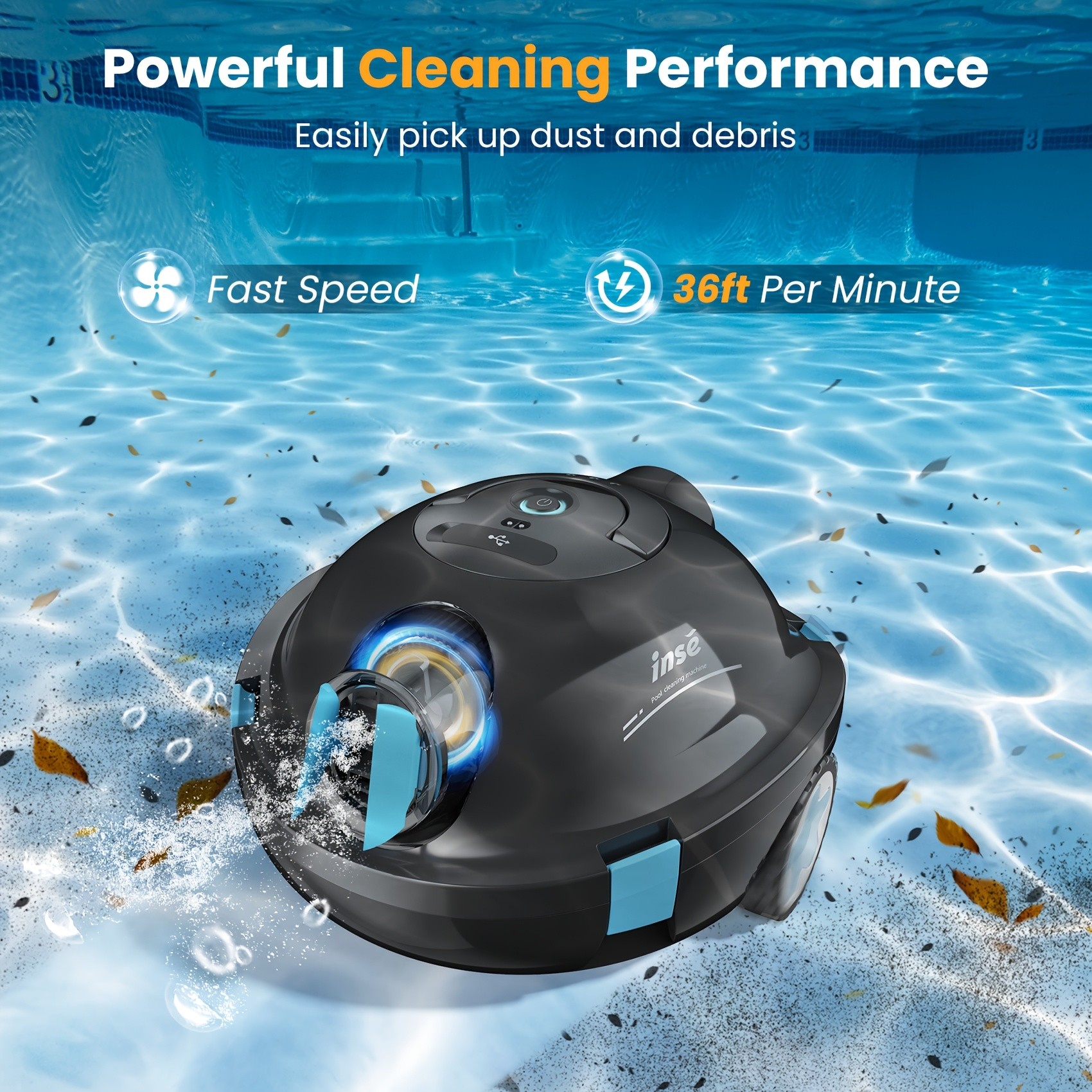 INSE Y10 Cordless Robotic Pool Cleaner
