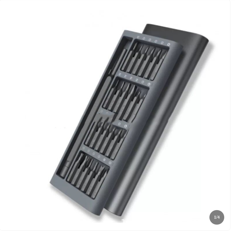 24 in 1 refined aluminum alloy screwdriver S2 steel screwdriver precision set