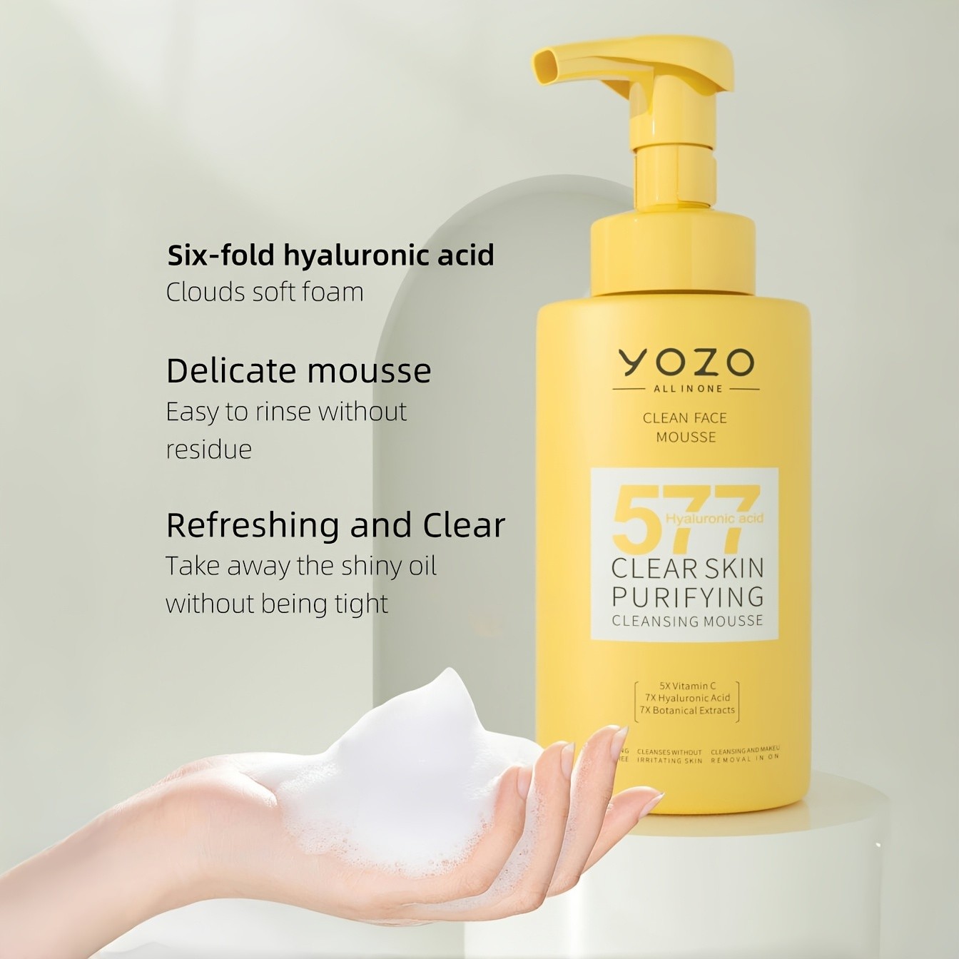YOZO 577 Clear Skin Purifying Foam Cleanser