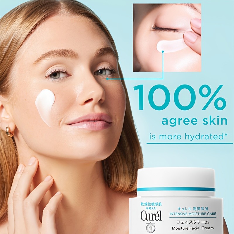 Curel Japanese Ceramides Intensive Face Moisturizer Cream