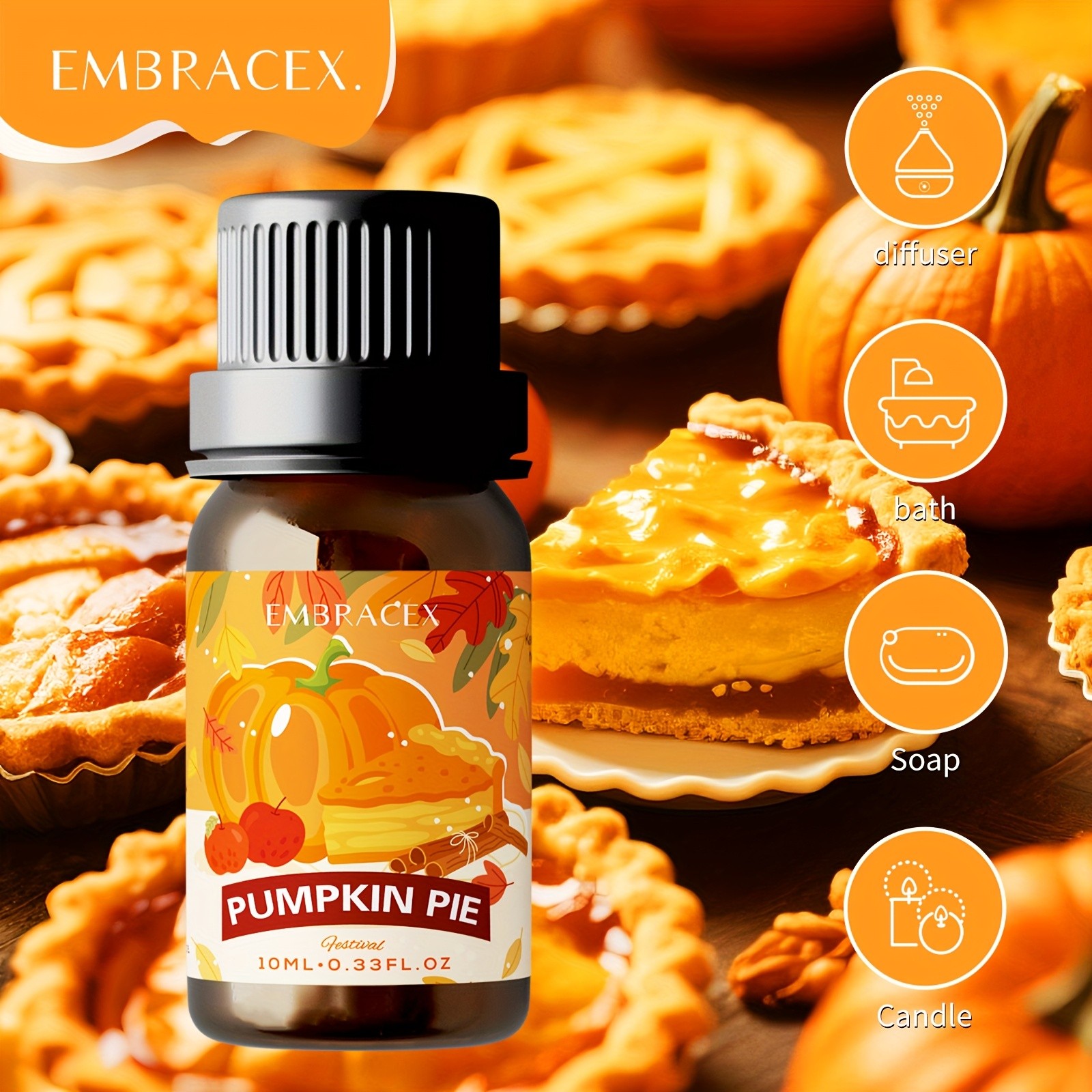EMBRACEX 10ml Pumpkin Pie Essential Oil