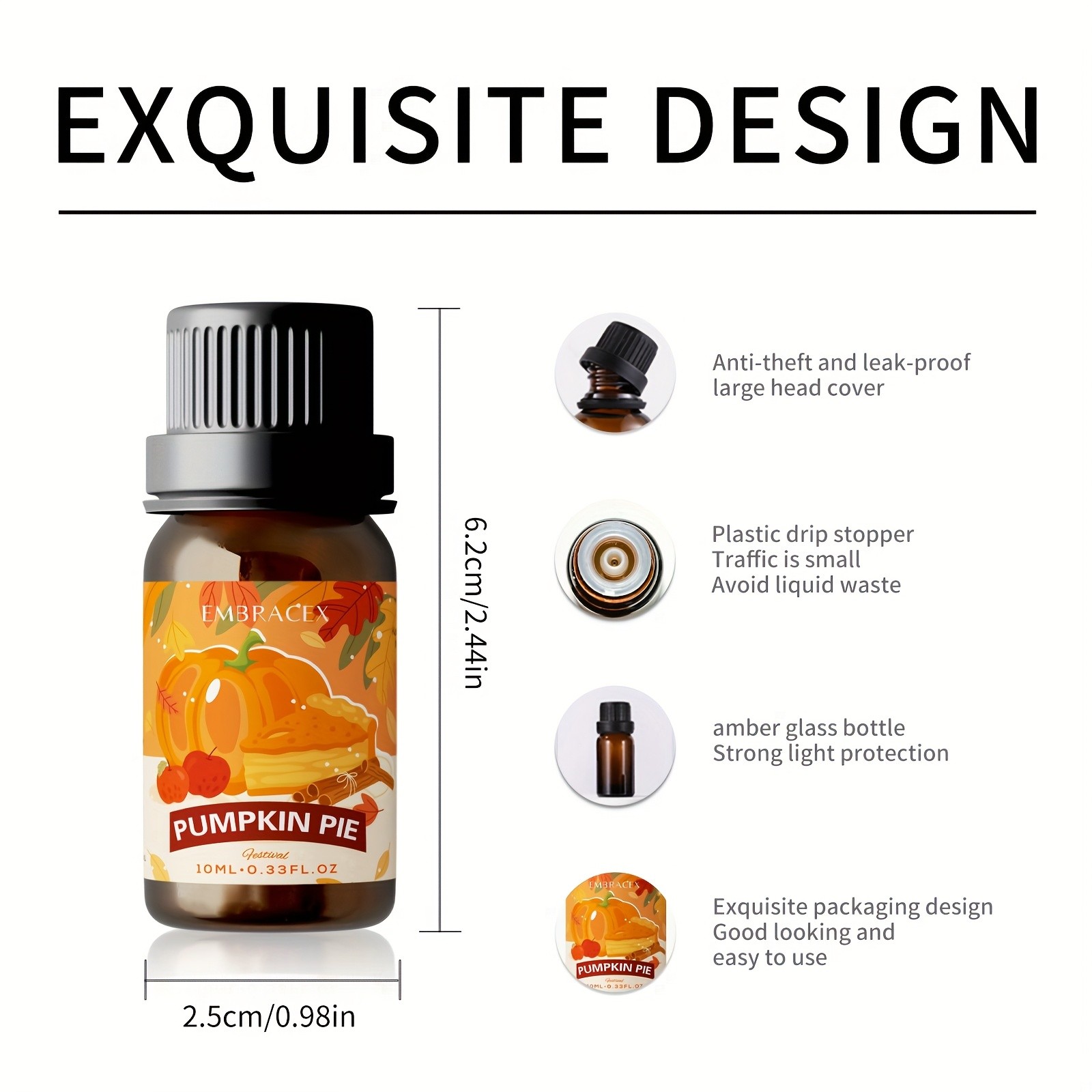 EMBRACEX 10ml Pumpkin Pie Essential Oil